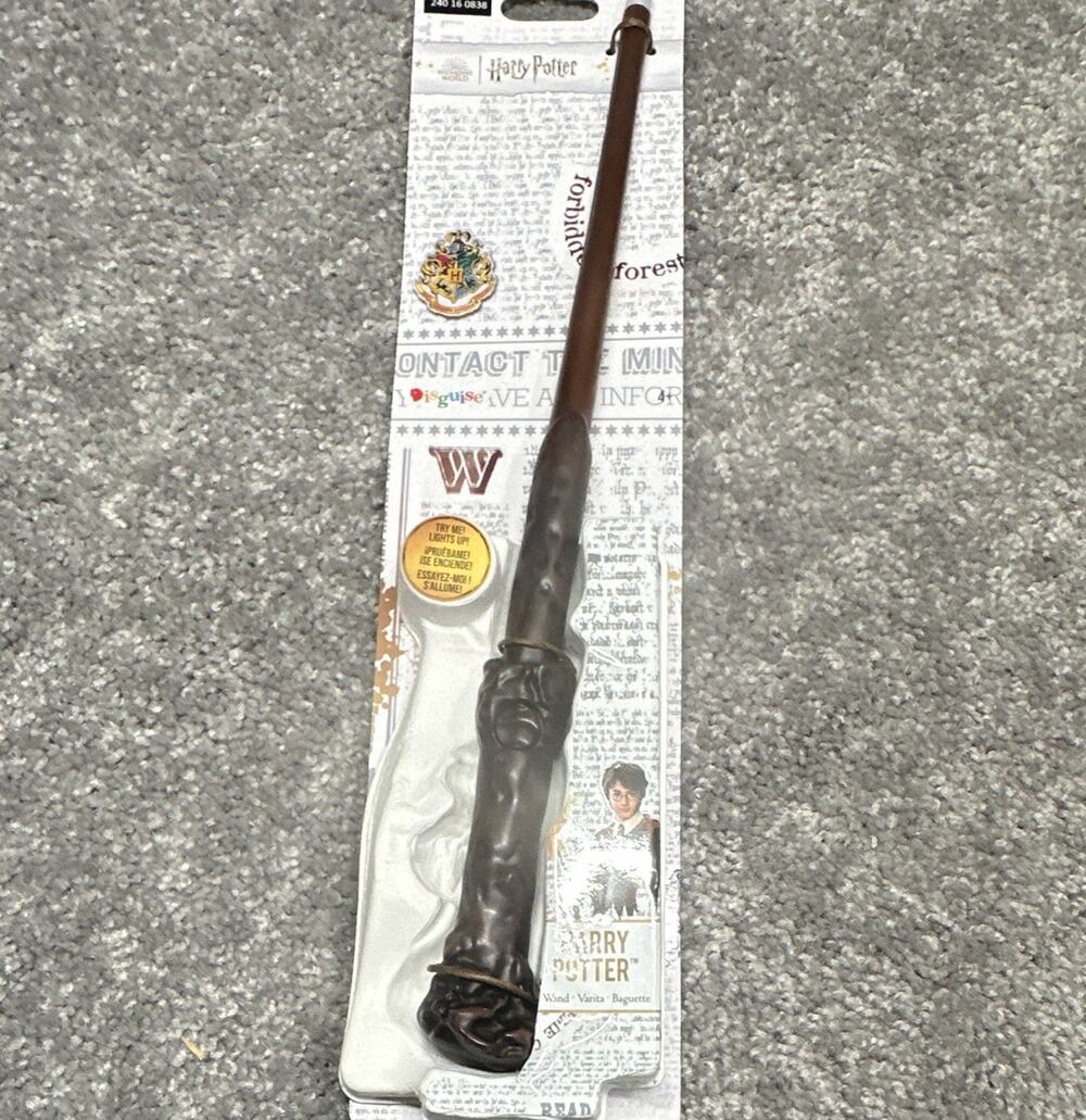 Disguise Harry Potter Wizarding World Light-Up Wand Costume Prop MPN 107569